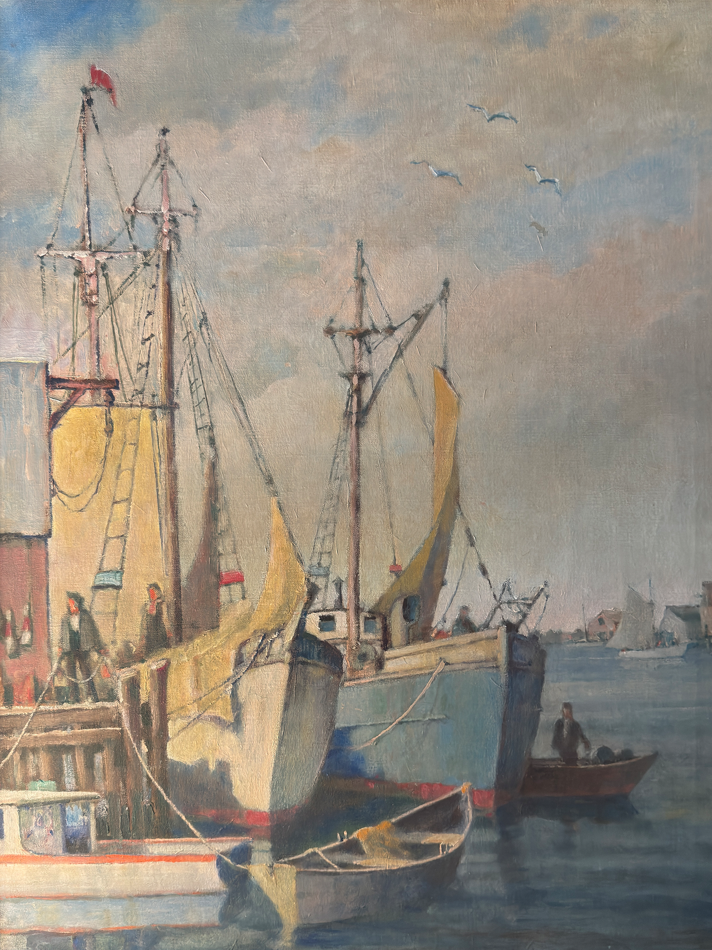 Docksiders – Fine Art Print by J. Frank McGrath